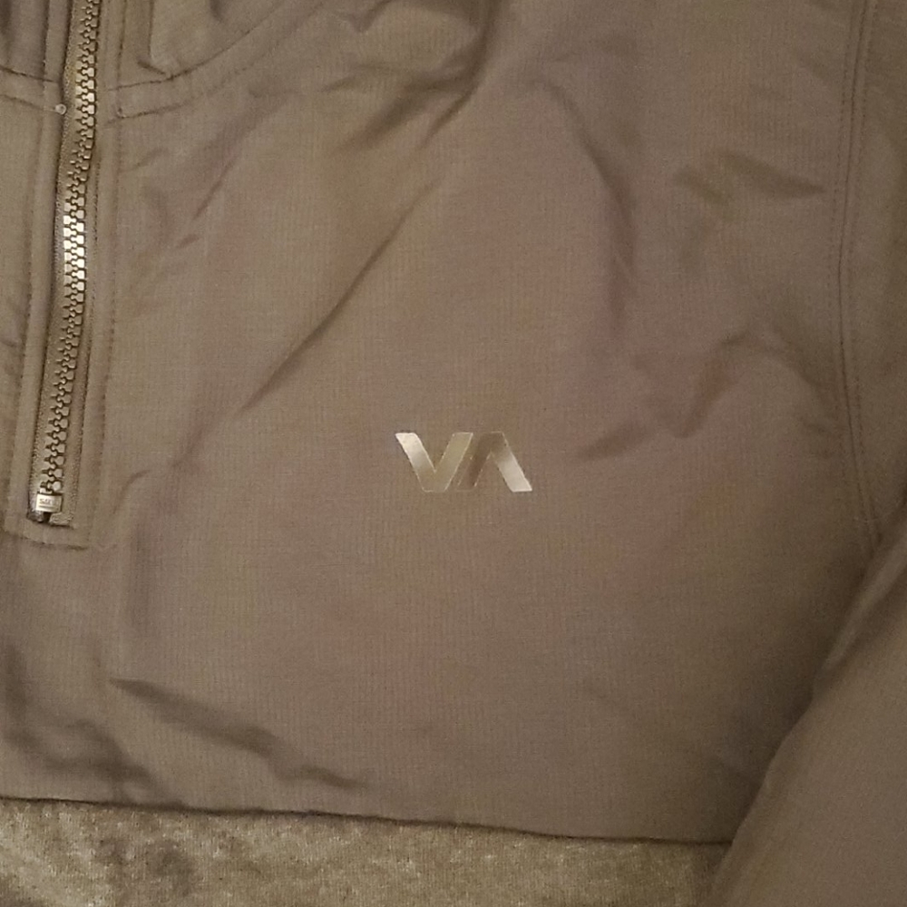Mens Rvca half zipup - Picture 2 of 5